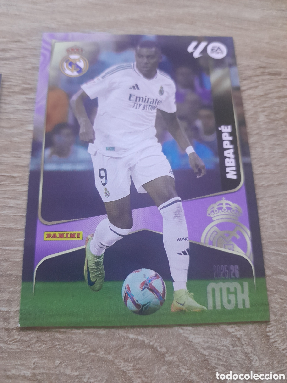 Cromos de f&uacute;tbol: n&ordm; 232 mbappe real madrid megacracks 2025 2026