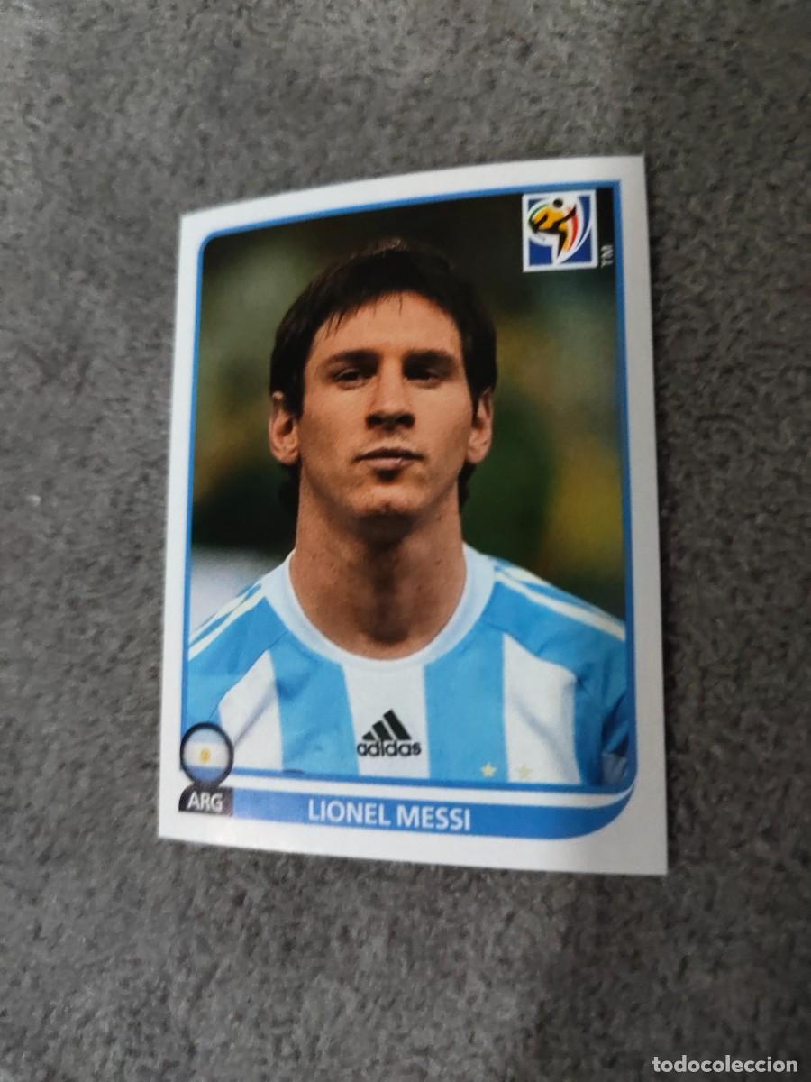 Cromos de f&uacute;tbol: 122 PANINI MUNDIAL 2010 WORLD CUP LIONEL MESSI ARGENTINA CROMO 10 SUD&Aacute;FRICA NUEVO AAN