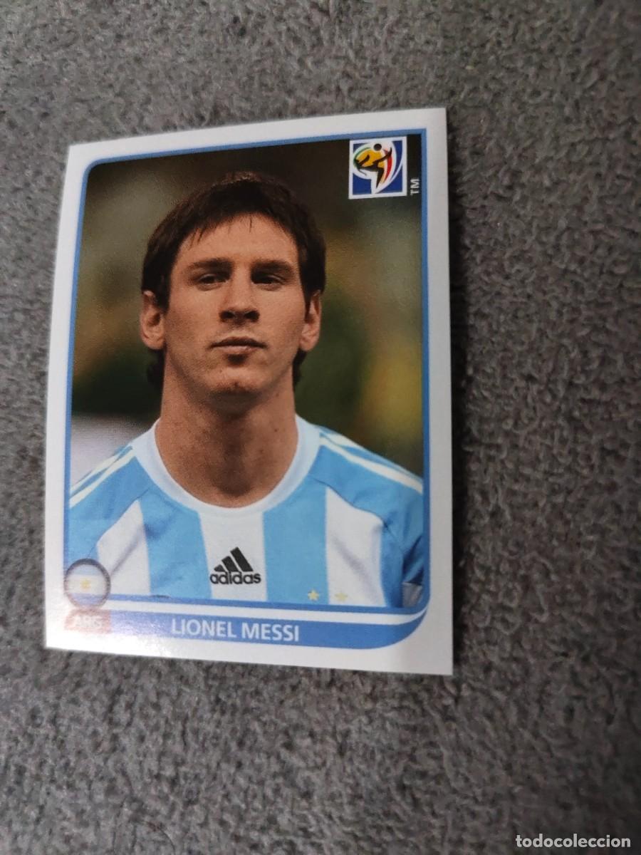 Cromos de f&uacute;tbol: 122 PANINI MUNDIAL 2010 WORLD CUP LIONEL MESSI ARGENTINA CROMO 10 SUD&Aacute;FRICA NUEVO AAN