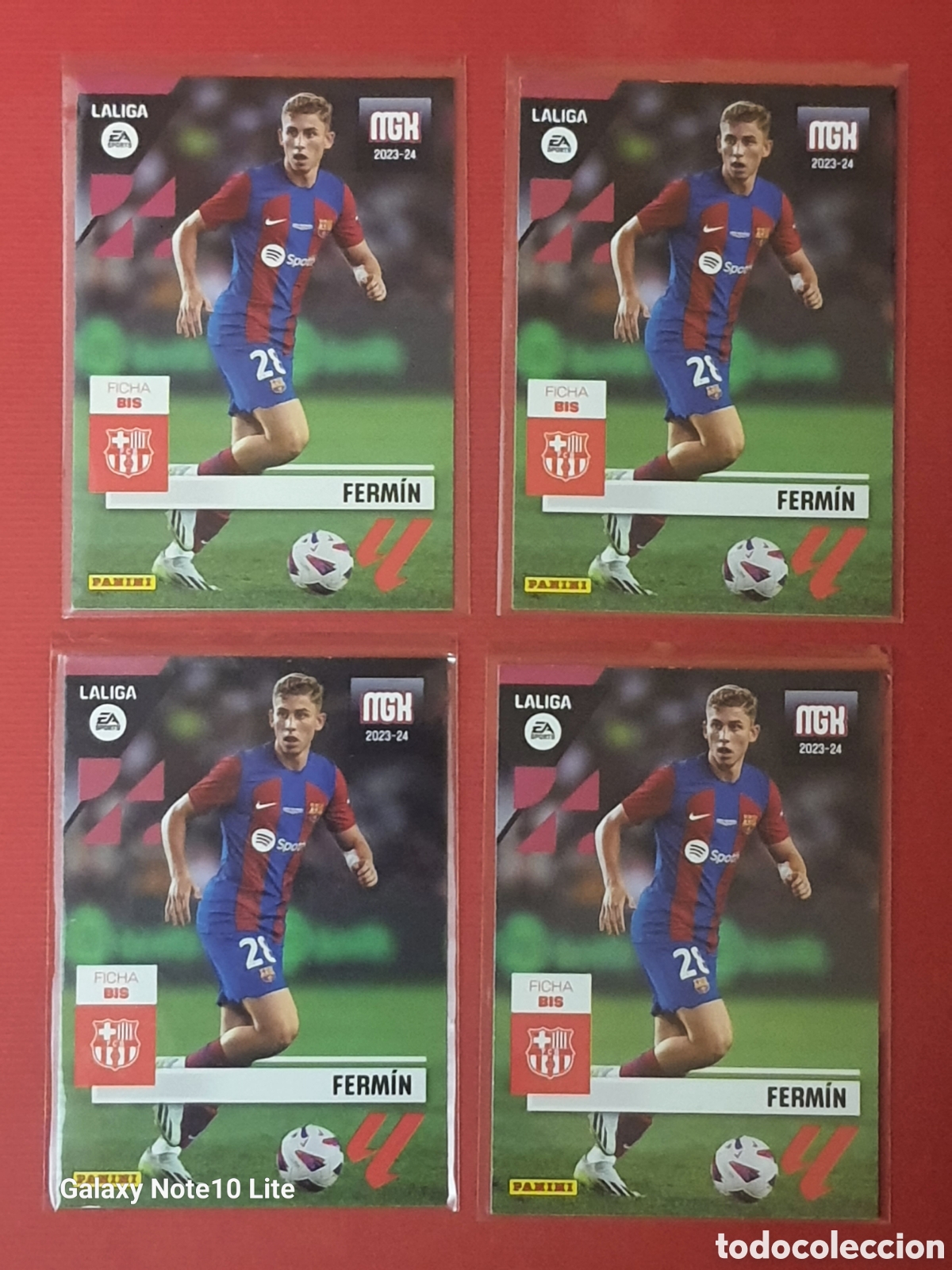 Cromos de f&uacute;tbol: FERMIN ROOKIE 106 BIS 4 CARDS MUEVAS MEGACRACKS 2023-2024 FC BARCELONA