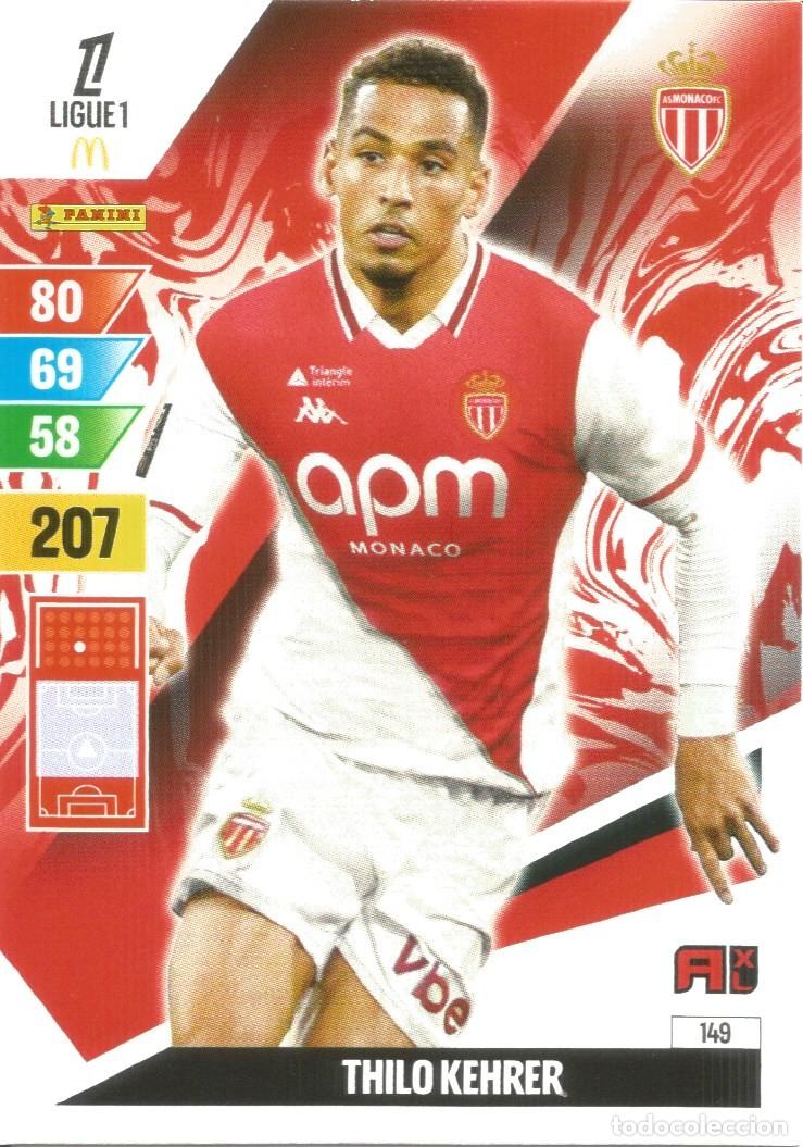 Football Stickers: Carta N&uacute;mero 149 - Thilo Kehrer - Monaco - Ligue 1 McDonald's 2024-25 - Adrenalyn XL (Panini, 2024)