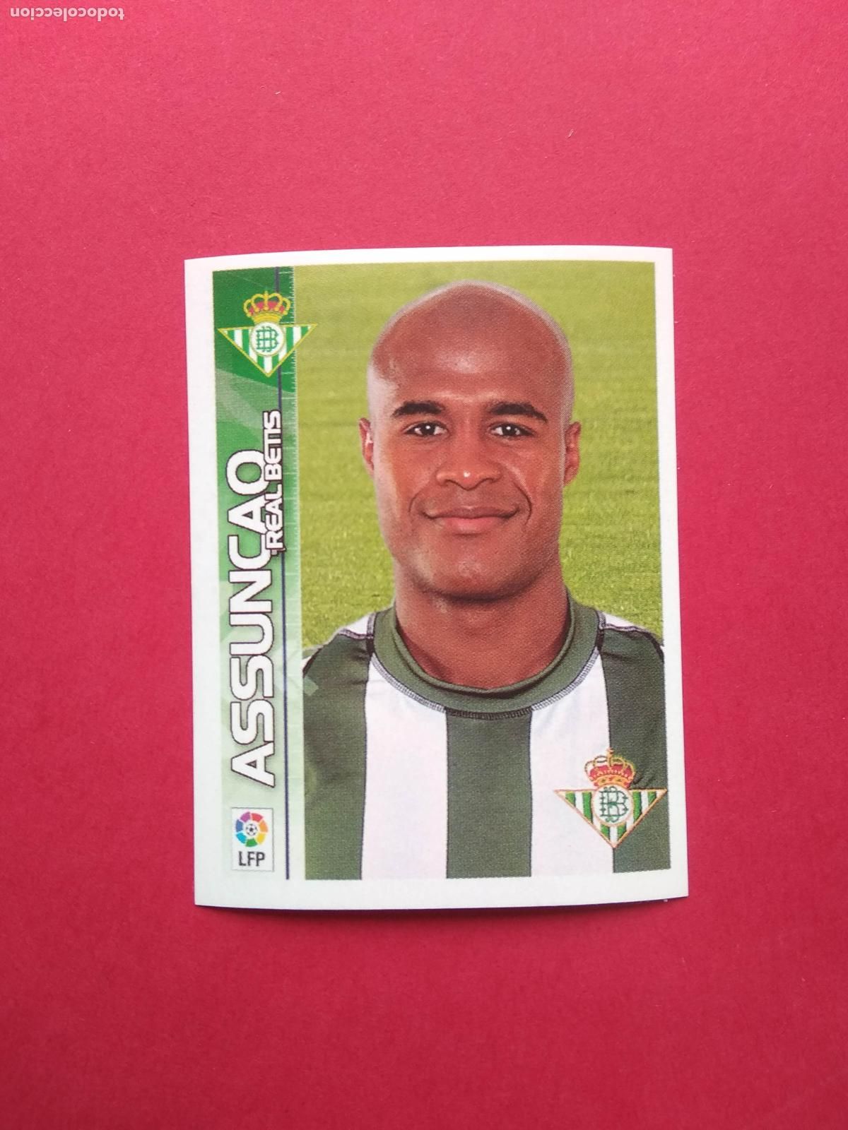Fu&szlig;ball-Sticker: PANINI SUPERLIGA DE ESTRELLAS 2003 2004 LIGA 03 04 NUNCA PEGADO BETIS N&ordm; 135 ASSUN&Ccedil;AO