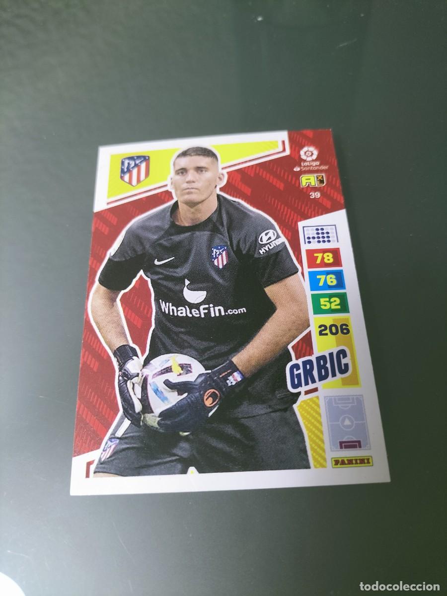 Fu&szlig;ball-Sticker: 1 CROMO FICHA PANINI ADRENALYN 2022-2023 22-23 ATLETICO MADRID 39 GRBIC