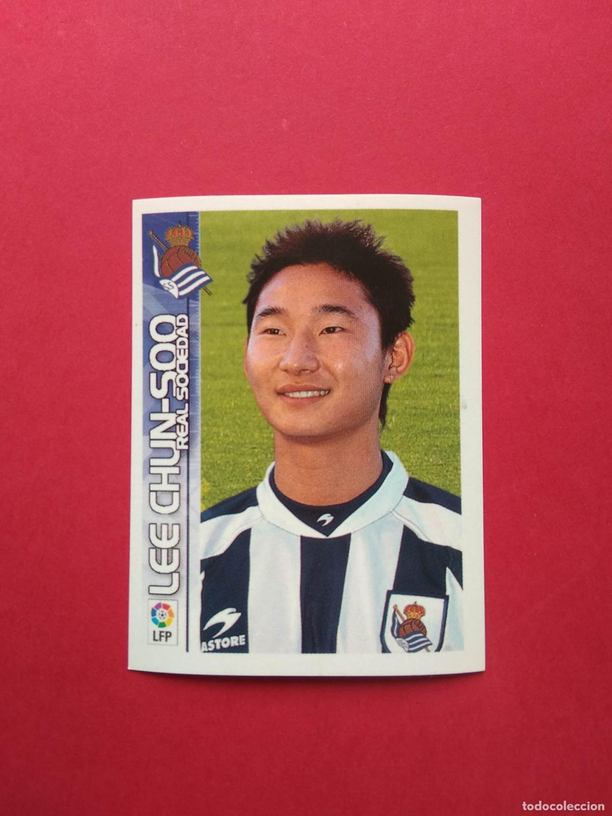 Cromos de f&uacute;tbol: PANINI SUPERLIGA DE ESTRELLAS 2003 2004 LIGA 03 04 NUNCA PEGADO REAL SOCIEDAD N&ordm; 360 LEE CHUN SOO