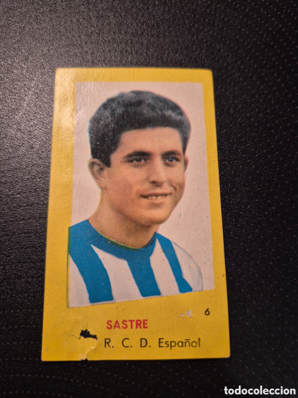 Cromos de f&uacute;tbol: SASTRE R C D ESPA&Ntilde;OL CAMPEONES 1961 BRUGUERA