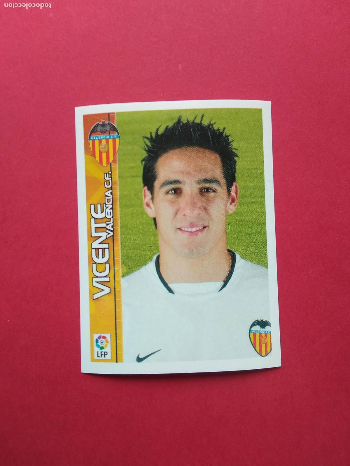 Cromos de f&uacute;tbol: PANINI SUPERLIGA DE ESTRELLAS 2003 2004 LIGA 03 04 NUNCA PEGADO VALENCIA N&ordm; 380 VICENTE