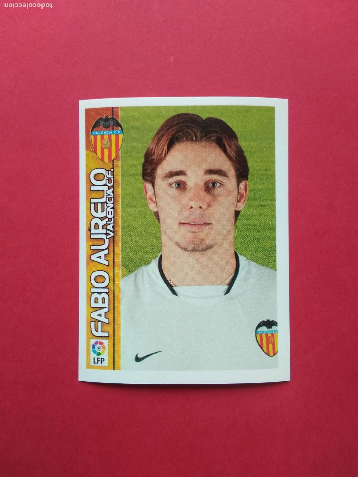 Cromos de Futebol: PANINI SUPERLIGA DE ESTRELLAS 2003 2004 LIGA 03 04 NUNCA PEGADO VALENCIA N&ordm; 373 FABIO AURELIO