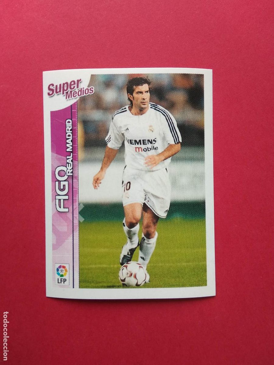 Cromos de f&uacute;tbol: PANINI SUPERLIGA DE ESTRELLAS 2003 2004 LIGA 03 04 NUNCA PEGADO N&ordm; 25 FIGO REAL MADRID