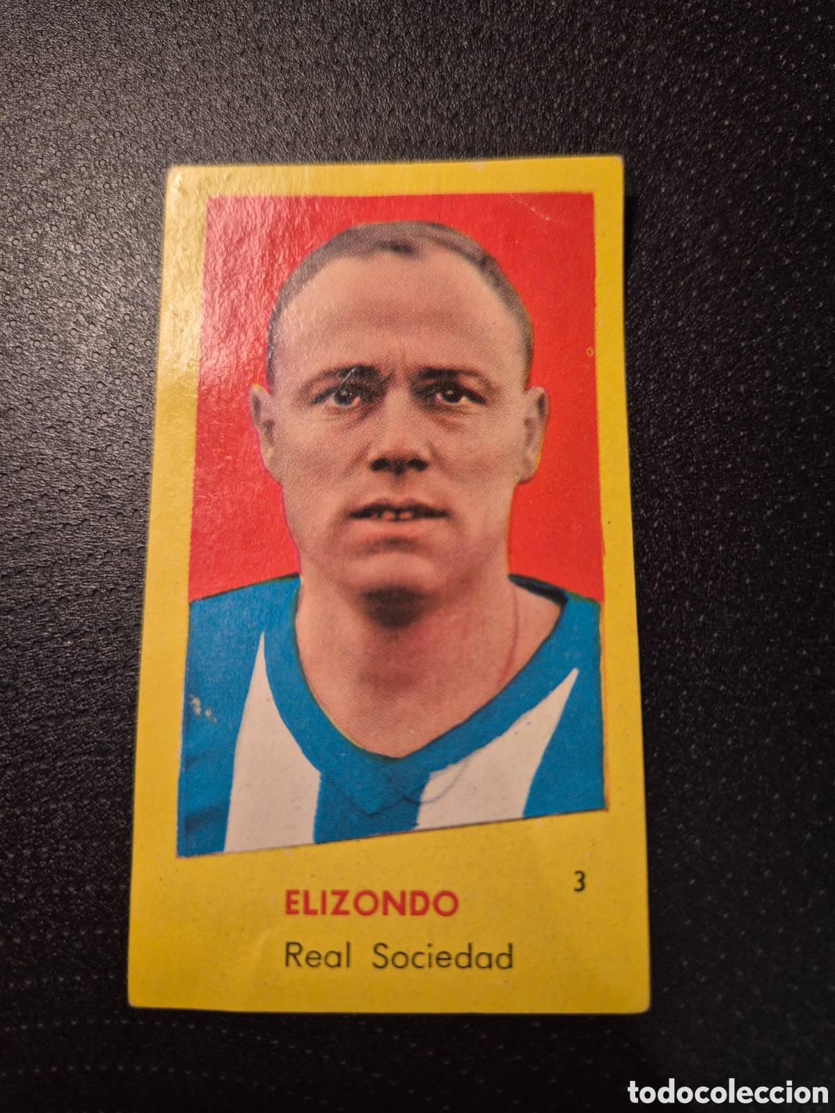 Cromos de Futebol: ELIZONDO 3 REAL SOCIEDAD CAMPEONES 1961 BRUGUERA