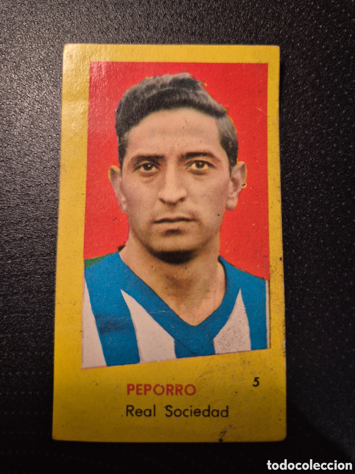 Cromos de Futebol: PEPORRO 5 REAL SOCIEDAD CAMPEONES 1961 BRUGUERA