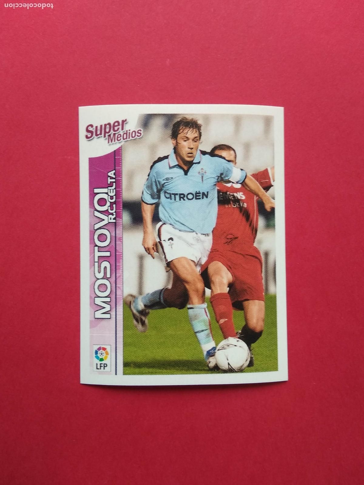 Cromos de f&uacute;tbol: PANINI SUPERLIGA DE ESTRELLAS 2003 2004 LIGA 03 04 NUNCA PEGADO N&ordm; 28 MOSTOVOI CELTA DE VIGO
