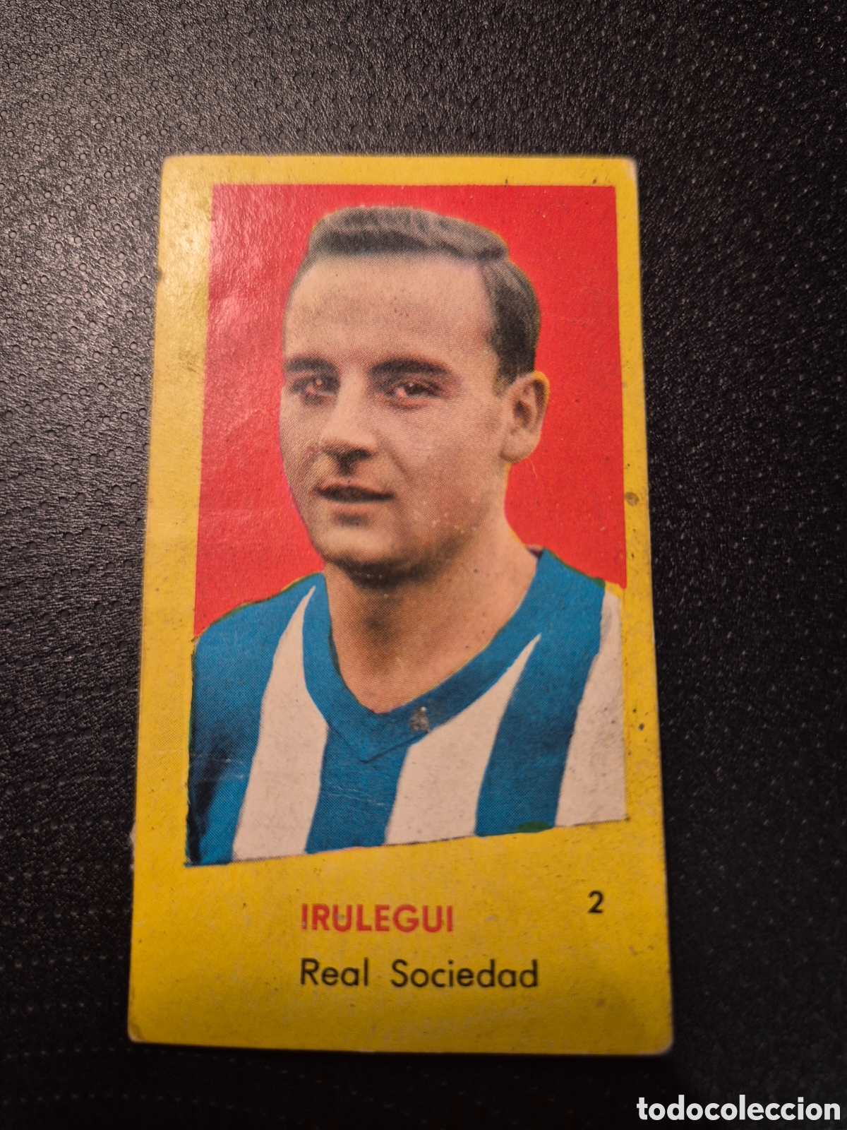 Cromos de Futebol: IRULEGUI 2 REAL SOCIEDAD CAMPEONES 1961 BRUGUERA