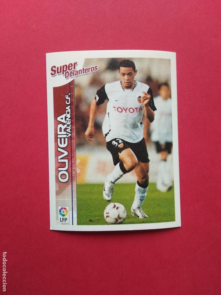 Cromos de f&uacute;tbol: PANINI SUPERLIGA DE ESTRELLAS 2003 2004 LIGA 03 04 NUNCA PEGADO N&ordm; 39 OLIVEIRA VALENCIA