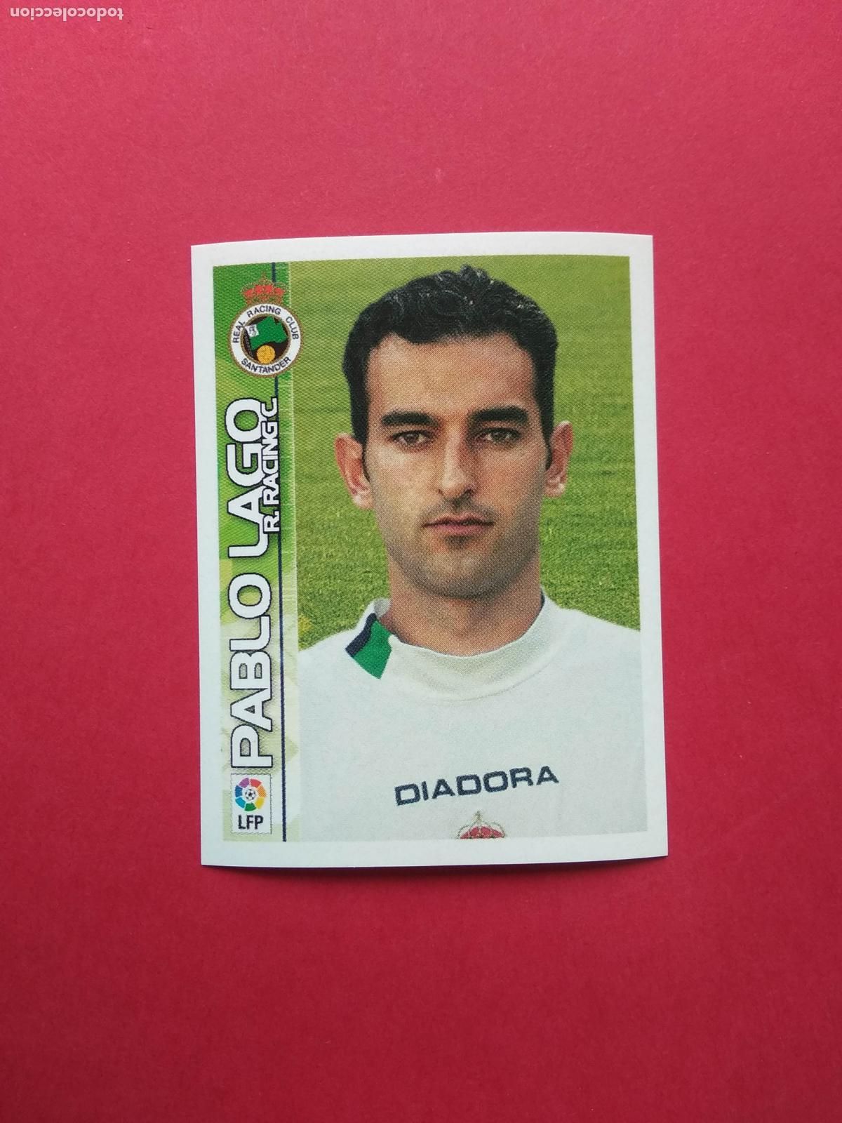 Cromos de f&uacute;tbol: PANINI SUPERLIGA DE ESTRELLAS 2003 2004 LIGA 03 04 NUNCA PEGADO RACING SANTANDER N&ordm; 317 PABLO LAGO