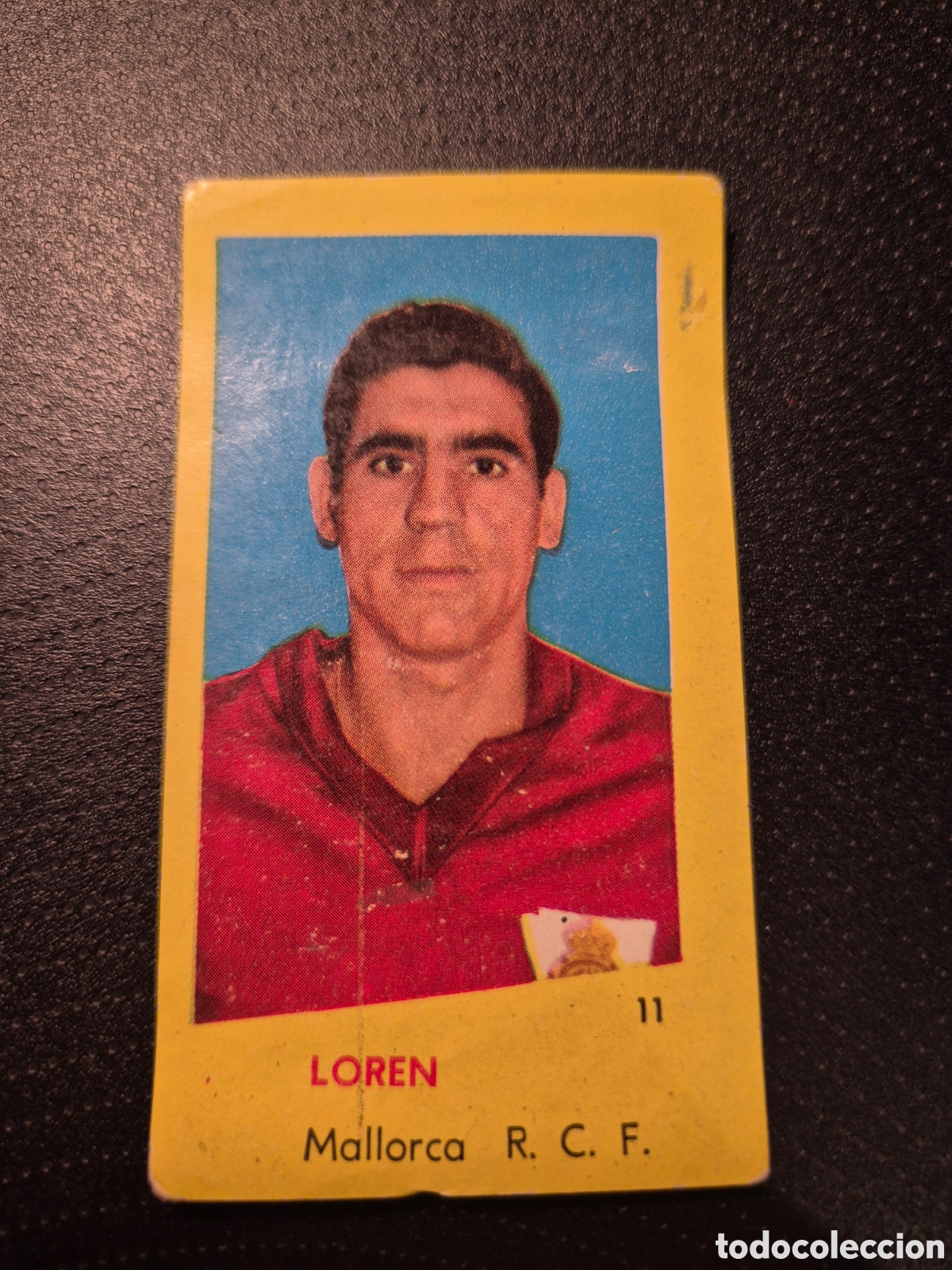 Cromos de f&uacute;tbol: LOREN 11 MALLORCA R C F CAMPEONES 1961 BRUGUERA