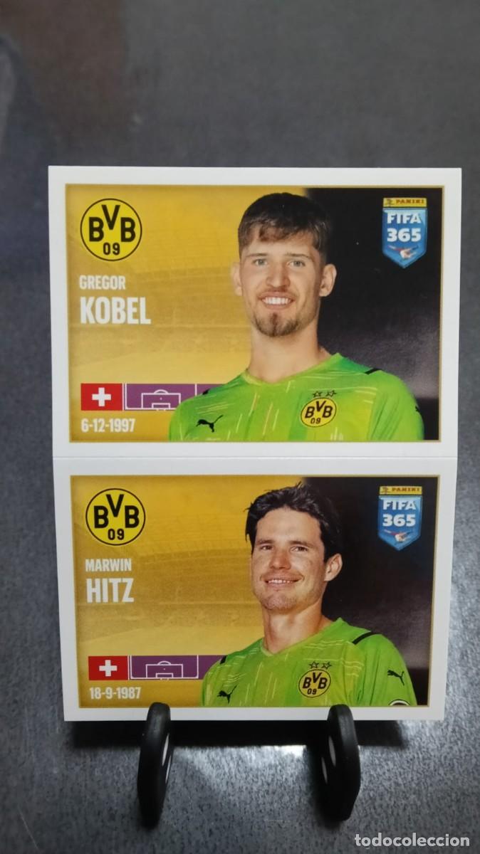 Cromos de f&uacute;tbol: Fifa 365 2021 2022 Kobel Hitz 199 Borussia Dortmund Sin Pegar