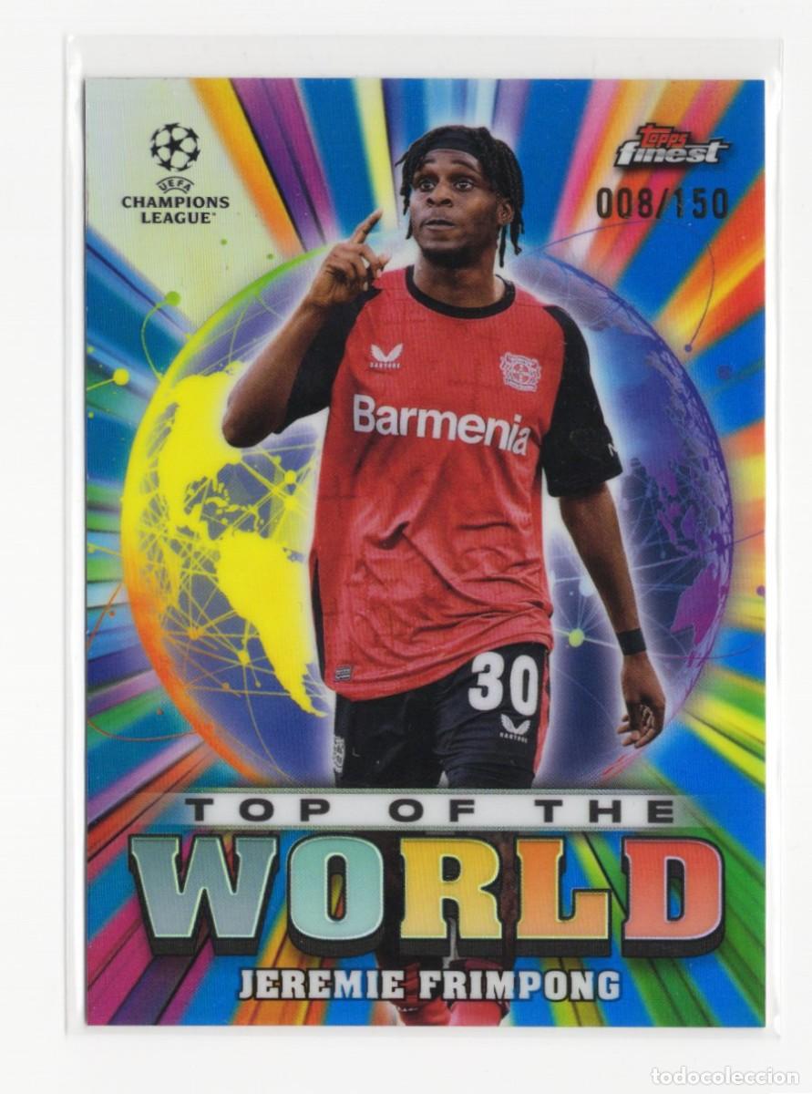 Cromos de f&uacute;tbol: Jeremie Frimpong Top Of The World Bayer 04 Leverkusen Topps Finest Numerada 8 /150
