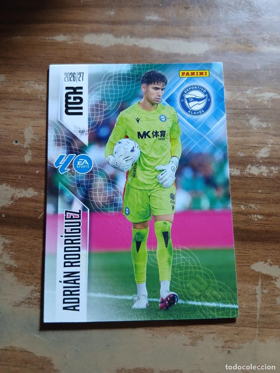 Cromos de f&uacute;tbol: CARD MEGACRACKS TEMPORADA 26/27: ADRI&Aacute;N RODRIGUEZ (ALAV&Eacute;S), N&deg; 21