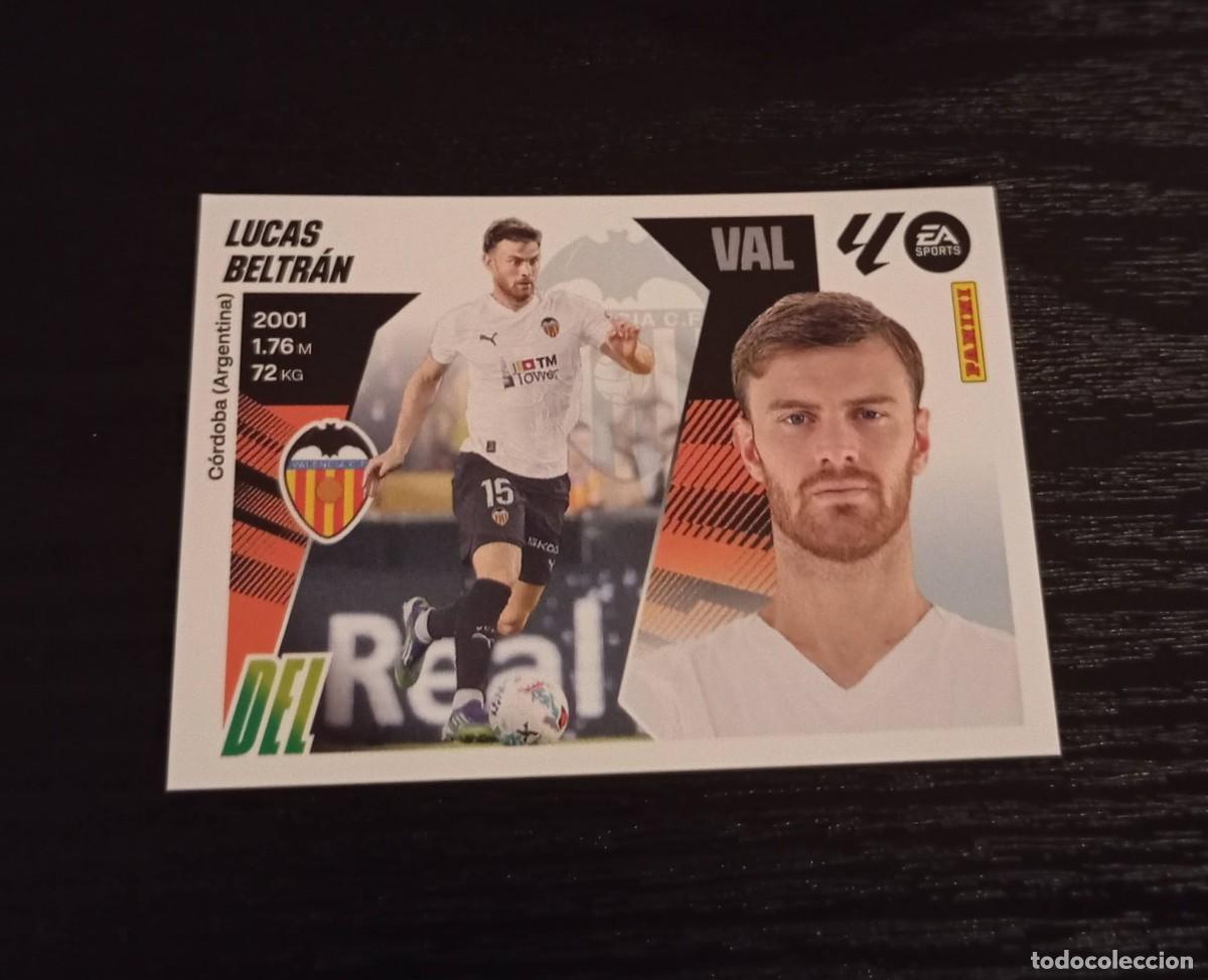 Cromos de f&uacute;tbol: -ESTE 25-26 : LUCAS BELTRAN ( VALENCIA ) -- COLOCA --