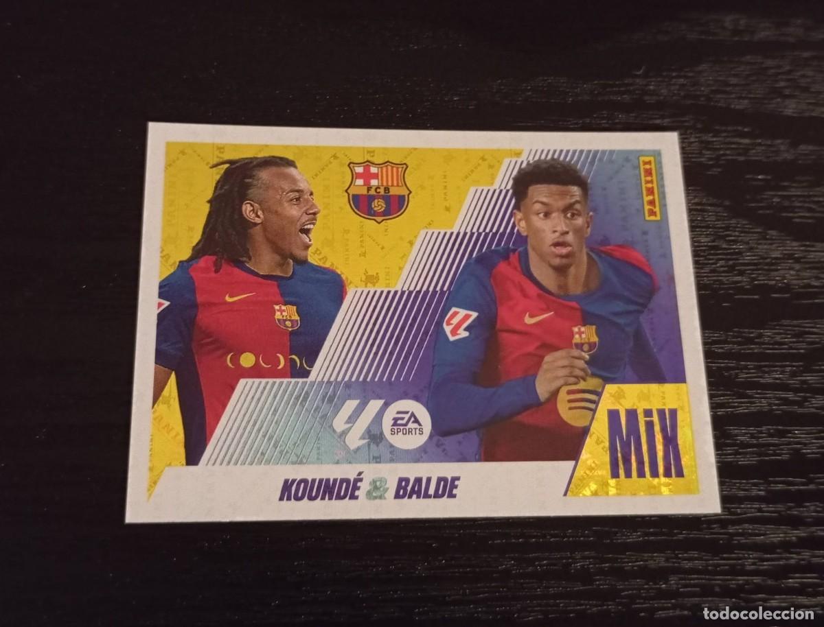 Cromos de f&uacute;tbol: -ESTE 25-26 : KOUNDE / BALDE ( BARCELONA ) -- 4 BIS MIX --