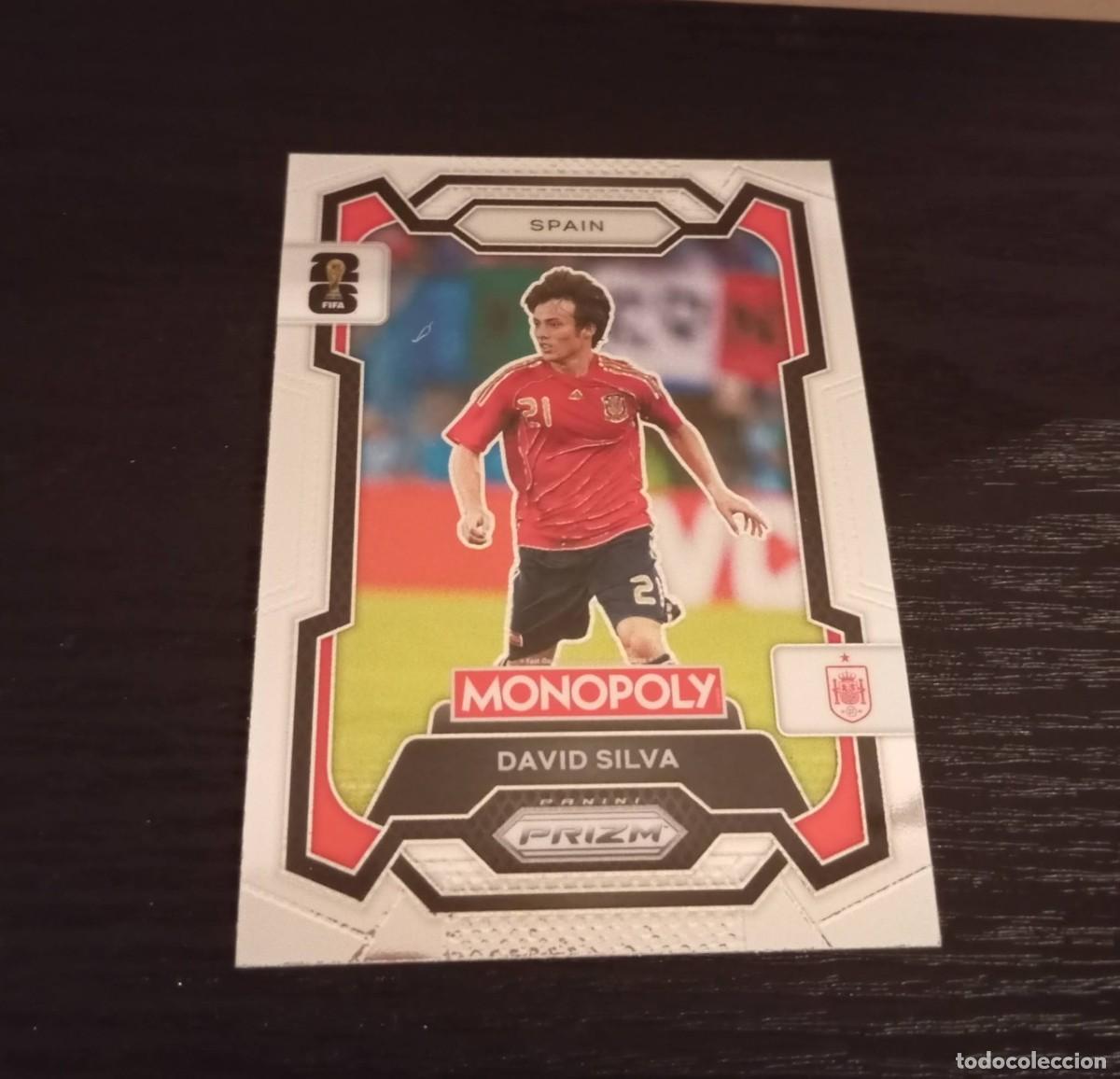 Fu&szlig;ball-Sticker: -PANINI MONOPOLY PRIZM FIFA WORLD CUP 2026 : 42 DAVID SILVA ( ESPA&Ntilde;A )