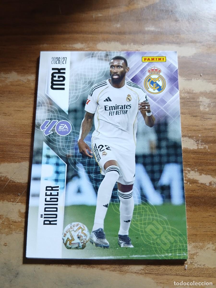 Cromos de f&uacute;tbol: CARD MEGACRACKS TEMPORADA 26/27: R&Uuml;DIGER (REAL MADRID), N&deg; 223
