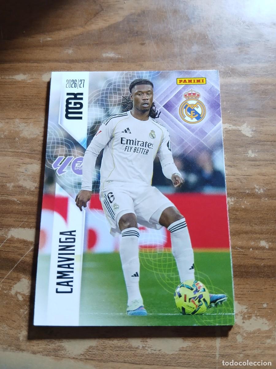 Cromos de f&uacute;tbol: CARD MEGACRACKS TEMPORADA 26/27: CAMAVINGA (REAL MADRID), N&deg; 227