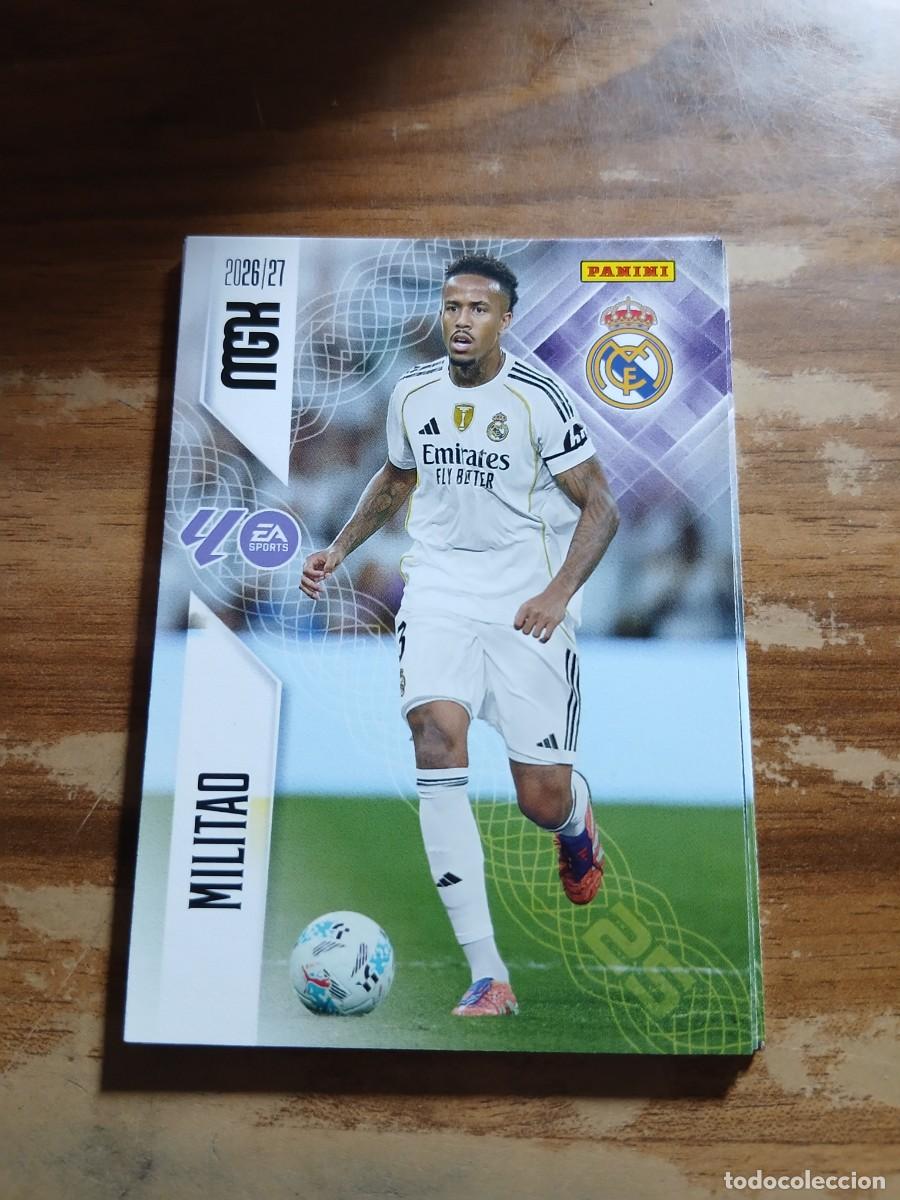 Cromos de f&uacute;tbol: CARD MEGACRACKS TEMPORADA 26/27: MILITAO (REAL MADRID), N&deg; 221