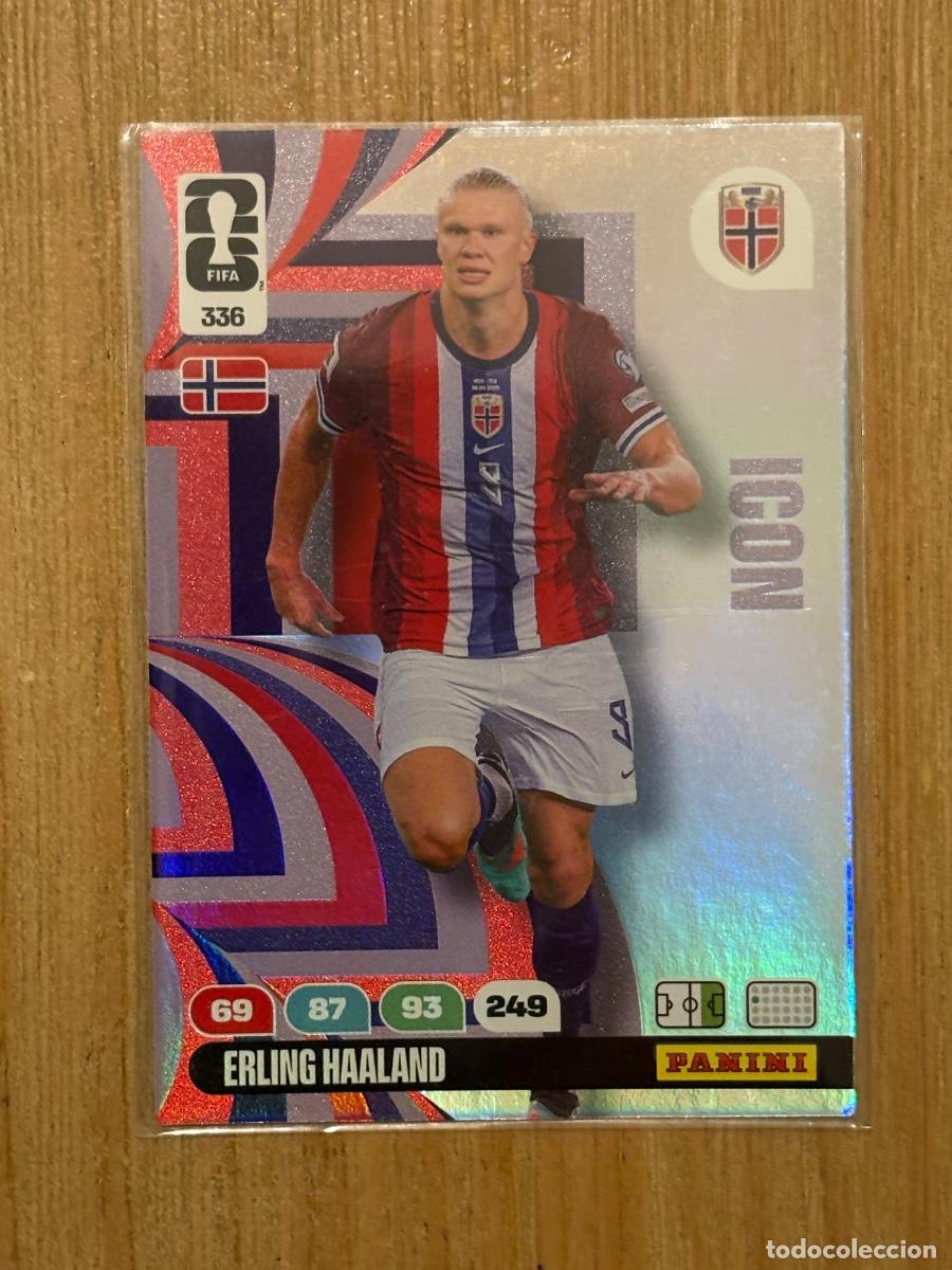 Cromos de f&uacute;tbol: CROMO PANINI ADRENALYN WORLD CUP FIFA MUNDIAL 2026 N 336 HAALAND NORUEGA ICON