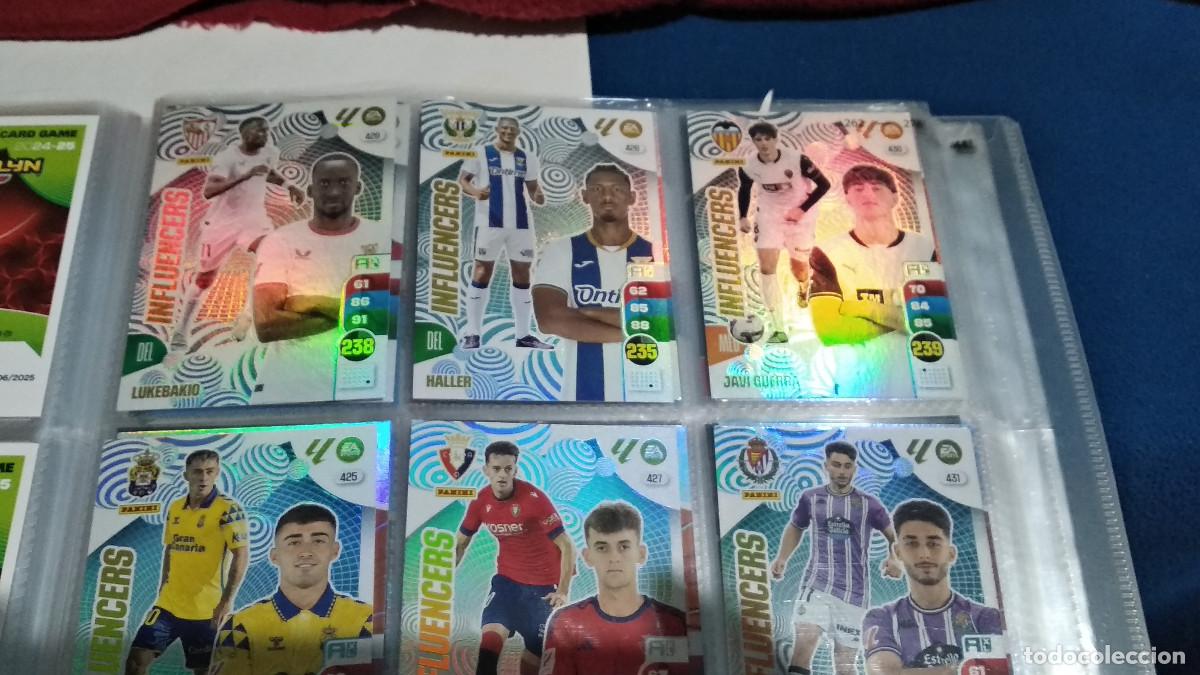 Cromos de f&uacute;tbol: 426 HALLER LEGAN&Eacute;S INFLUENCERS cromo adrenalyn XL 24-25 2024-2025