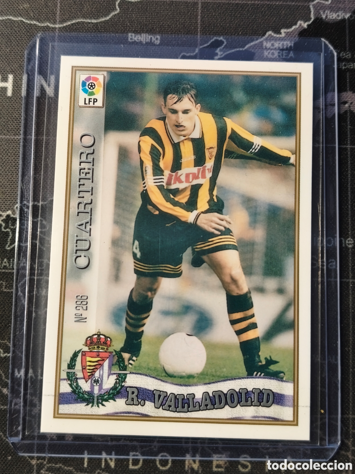 Cromos de f&uacute;tbol: 286 CUARTERO (VALLADOLID) (ZARAGOZA) MUNDICROMO 1997 1998 97 98 ERROR