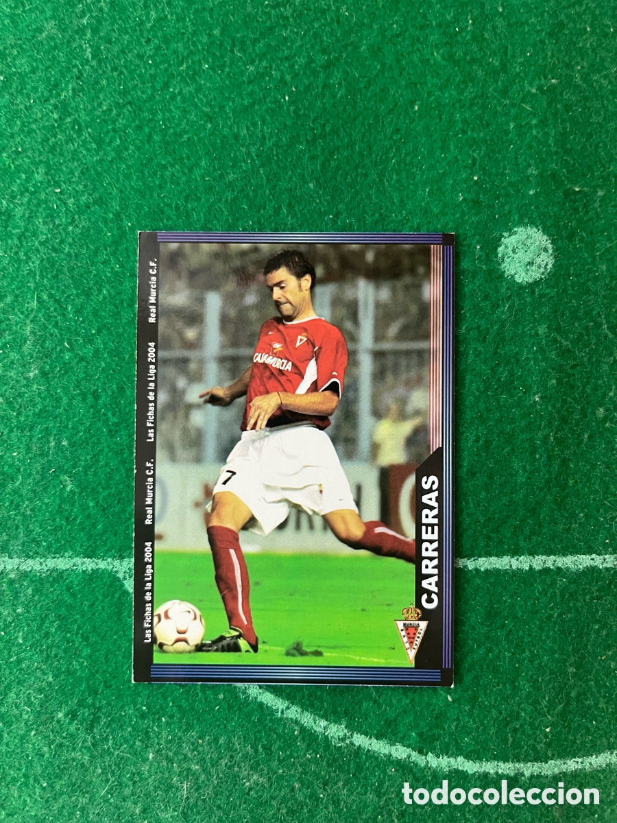 Figurine di Calcio: 475 CARRERAS REAL MURCIA LAS FICHAS DE LA LIGA 2003 2004 MUNDICROMO