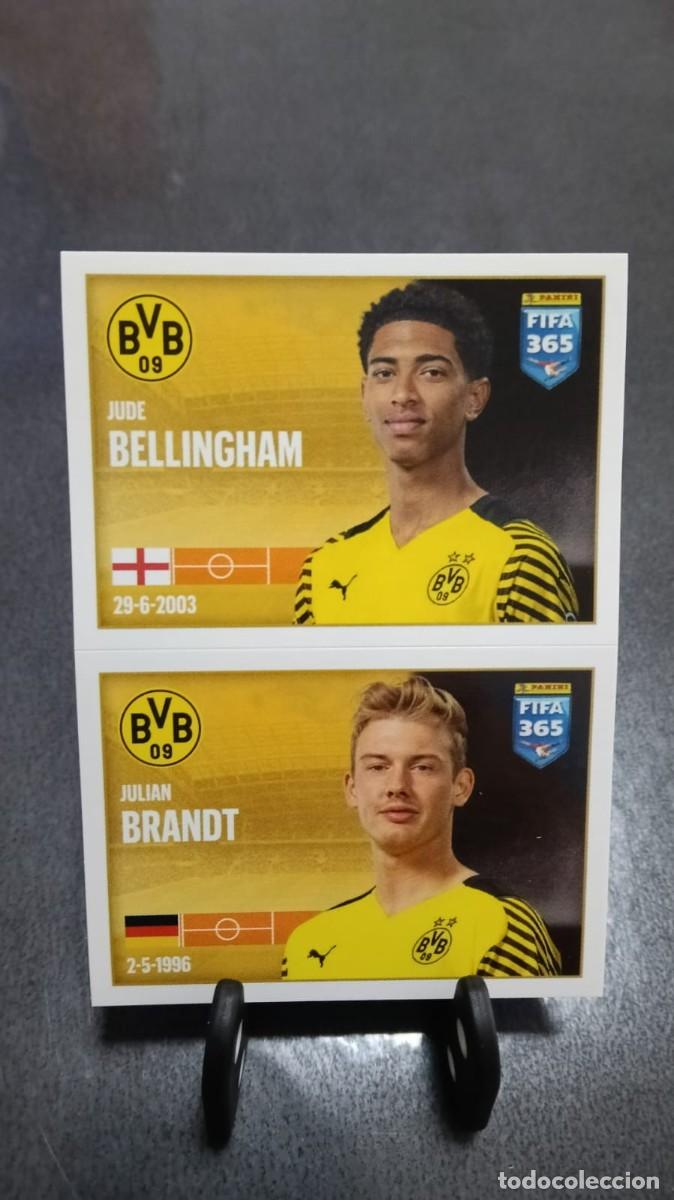 Cromos de f&uacute;tbol: Fifa 365 2021 2022 Bellingham Brandt 203 Borussia Dortmund Sin Pegar
