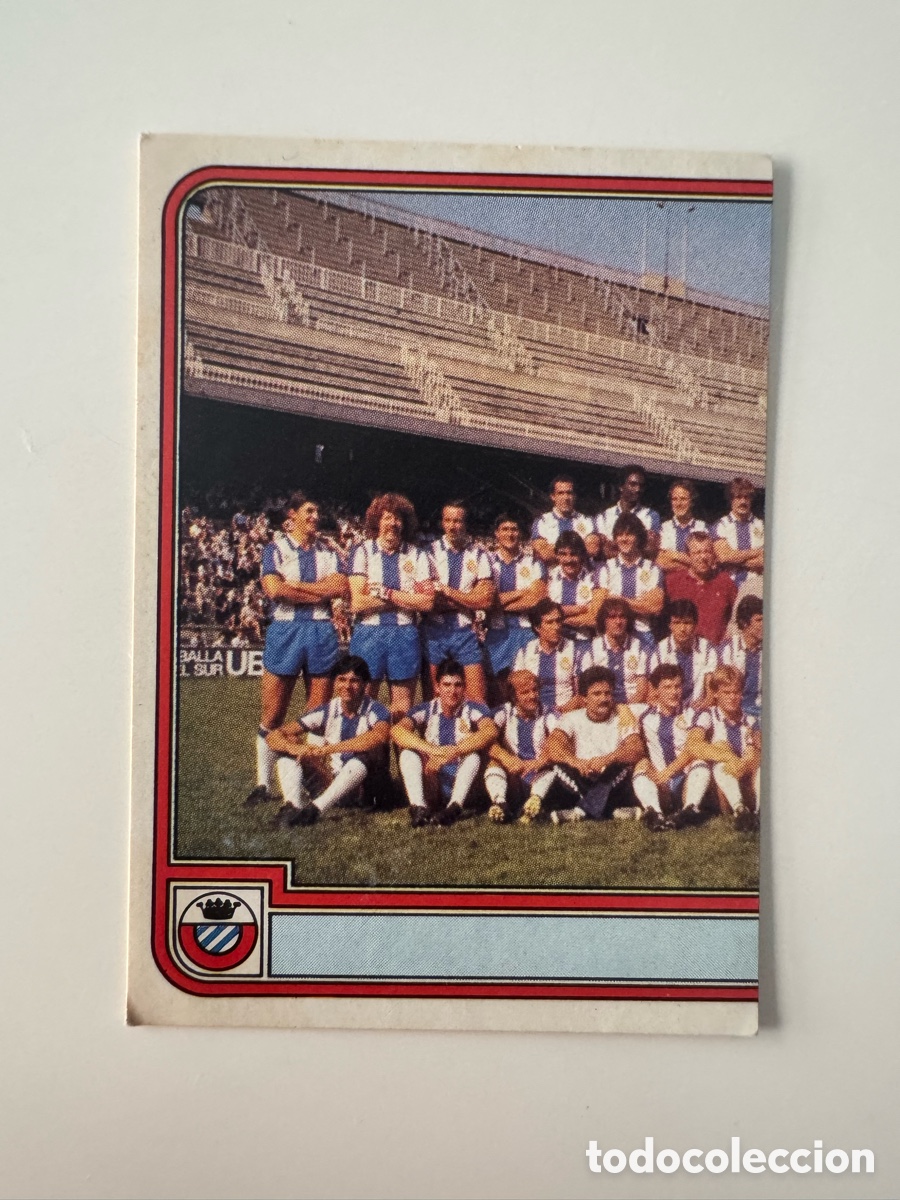 Cromos de f&uacute;tbol: Figurine Panini Futbol 81 - 82 1981 1982 RCD ESPANYOL Espa&ntilde;ol &ndash; N&ordm; 116 &ndash; Plantilla