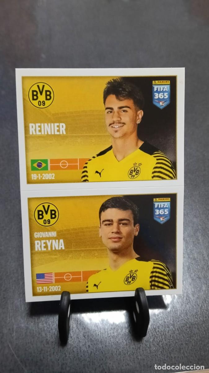 Cromos de f&uacute;tbol: Fifa 365 2021 2022 Reinier Reyna 205 Borussia Dortmund Sin Pegar