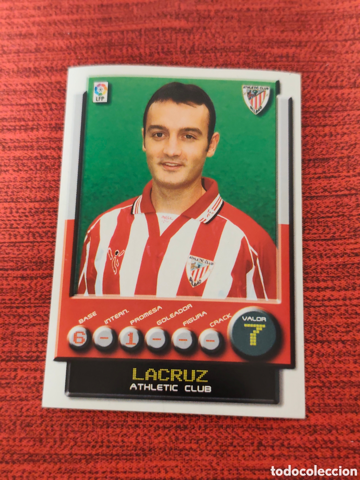 Cromos de f&uacute;tbol: 24 LACRUZ ATHLETIC BILBAO SUPERLIGA 2001 2002
