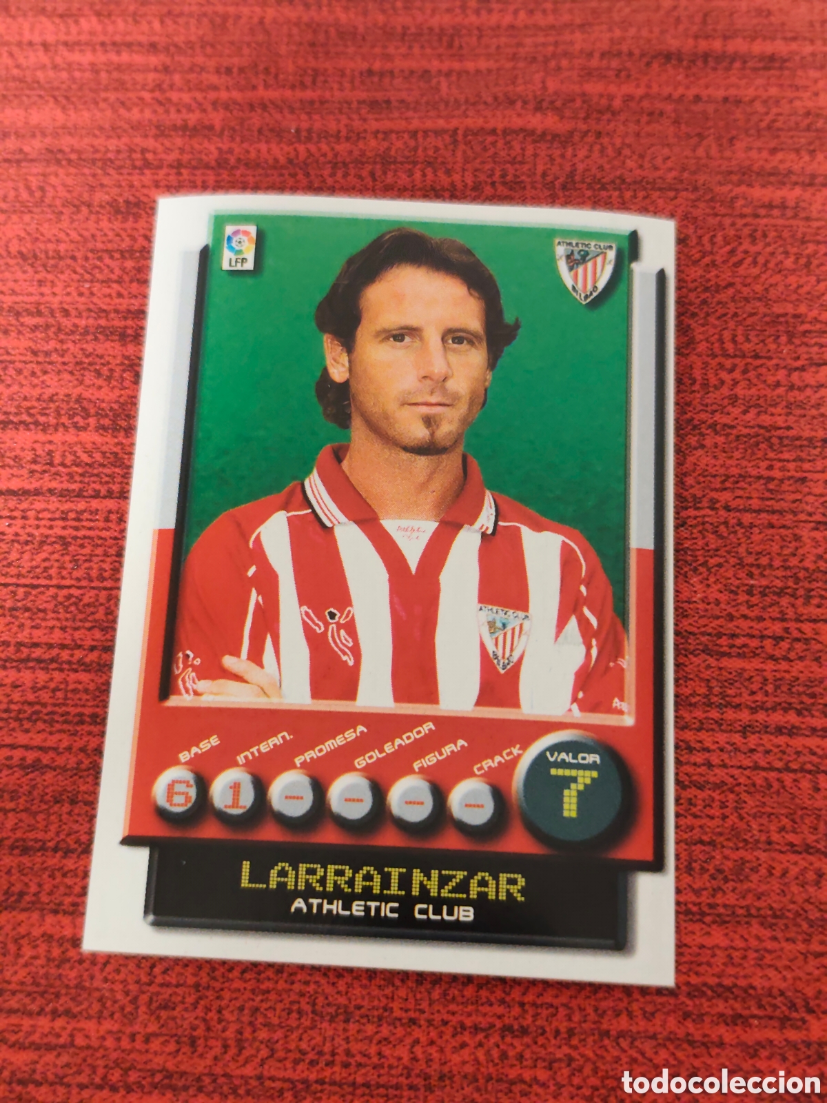 Cromos de f&uacute;tbol: 23 LARRAINZAR ATHLETIC BILBAO SUPERLIGA 2001 2002