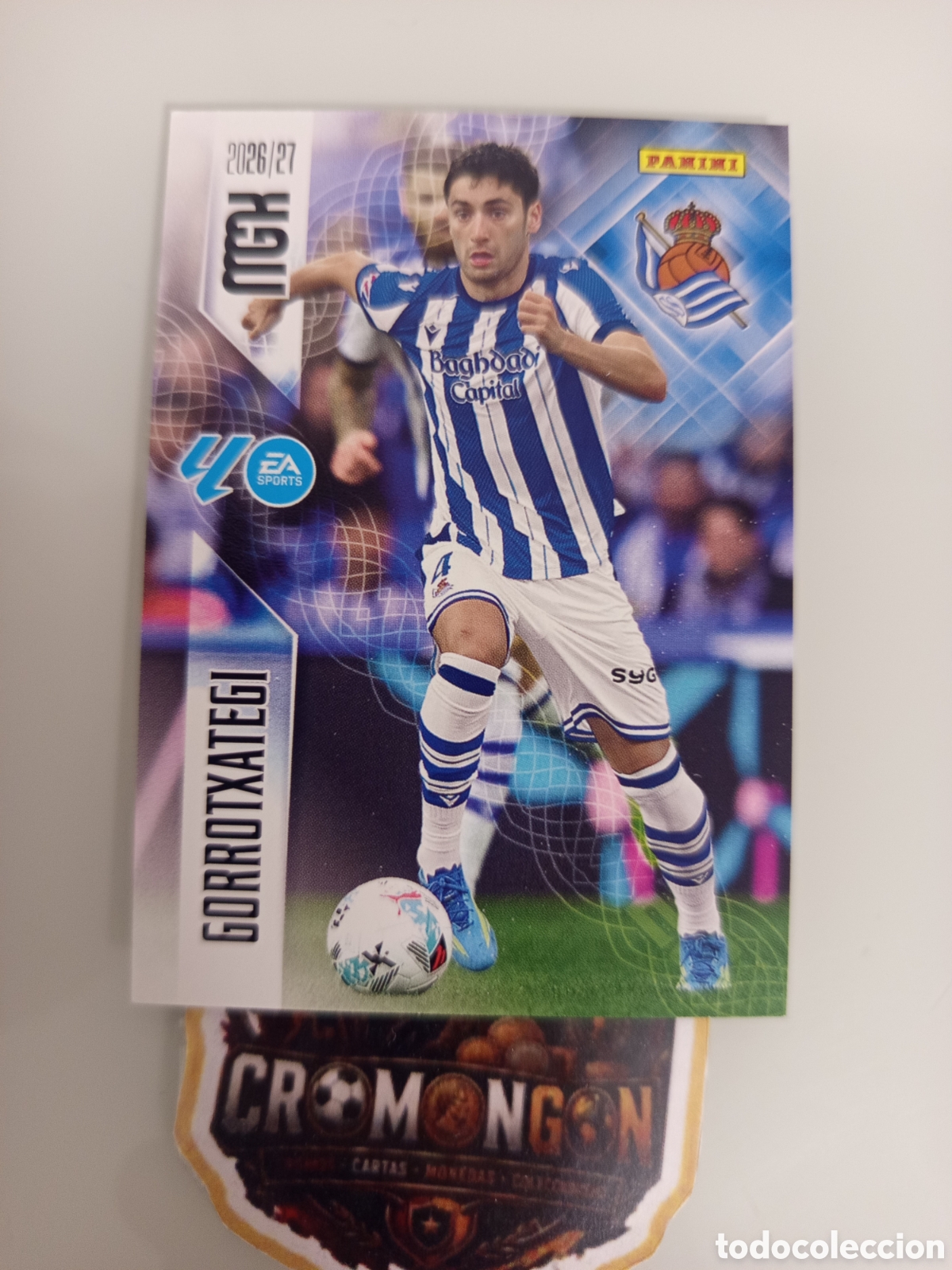 Fu&szlig;ball-Sticker: ❇️ CROMO ⚽ CARD 315 GORROTXATEGI (R. SOCIEDAD) - MEGACRACKS 2026/27 (PANINI) ❇️