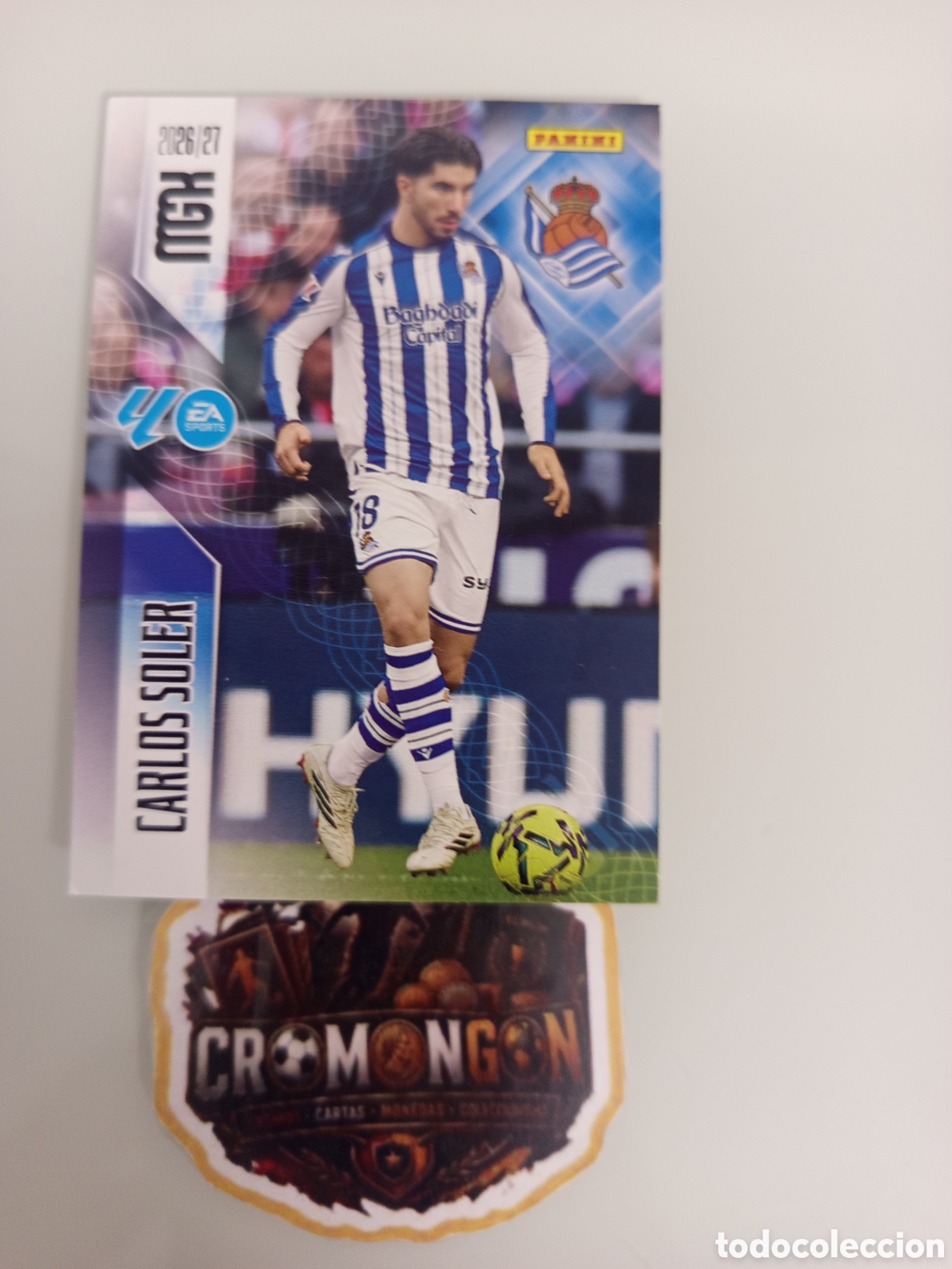 Fu&szlig;ball-Sticker: ❇️ CROMO ⚽ CARD 319 CARLOS SOLER (R. SOCIEDAD) - MEGACRACKS 2026/27 (PANINI) ❇️