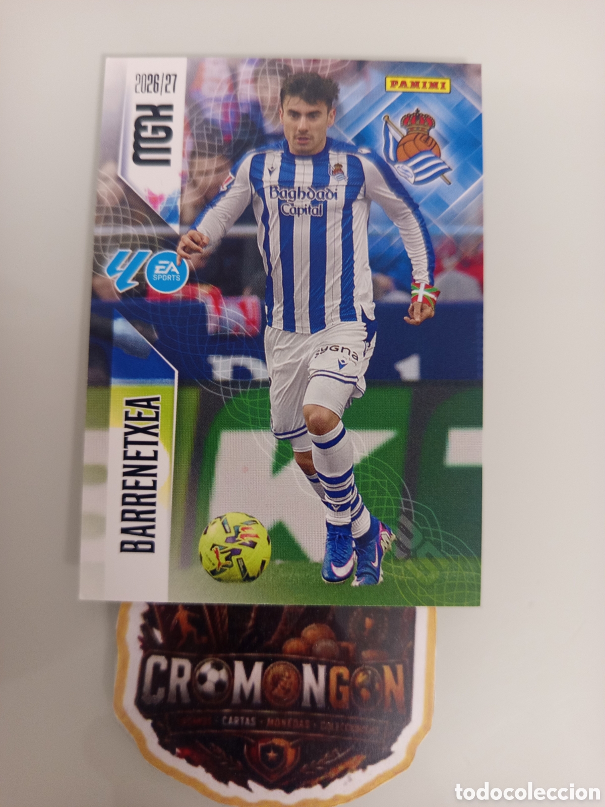 Fu&szlig;ball-Sticker: ❇️ CROMO ⚽ CARD 321 BARRENETXEA (R. SOCIEDAD) - MEGACRACKS 2026/27 (PANINI) ❇️