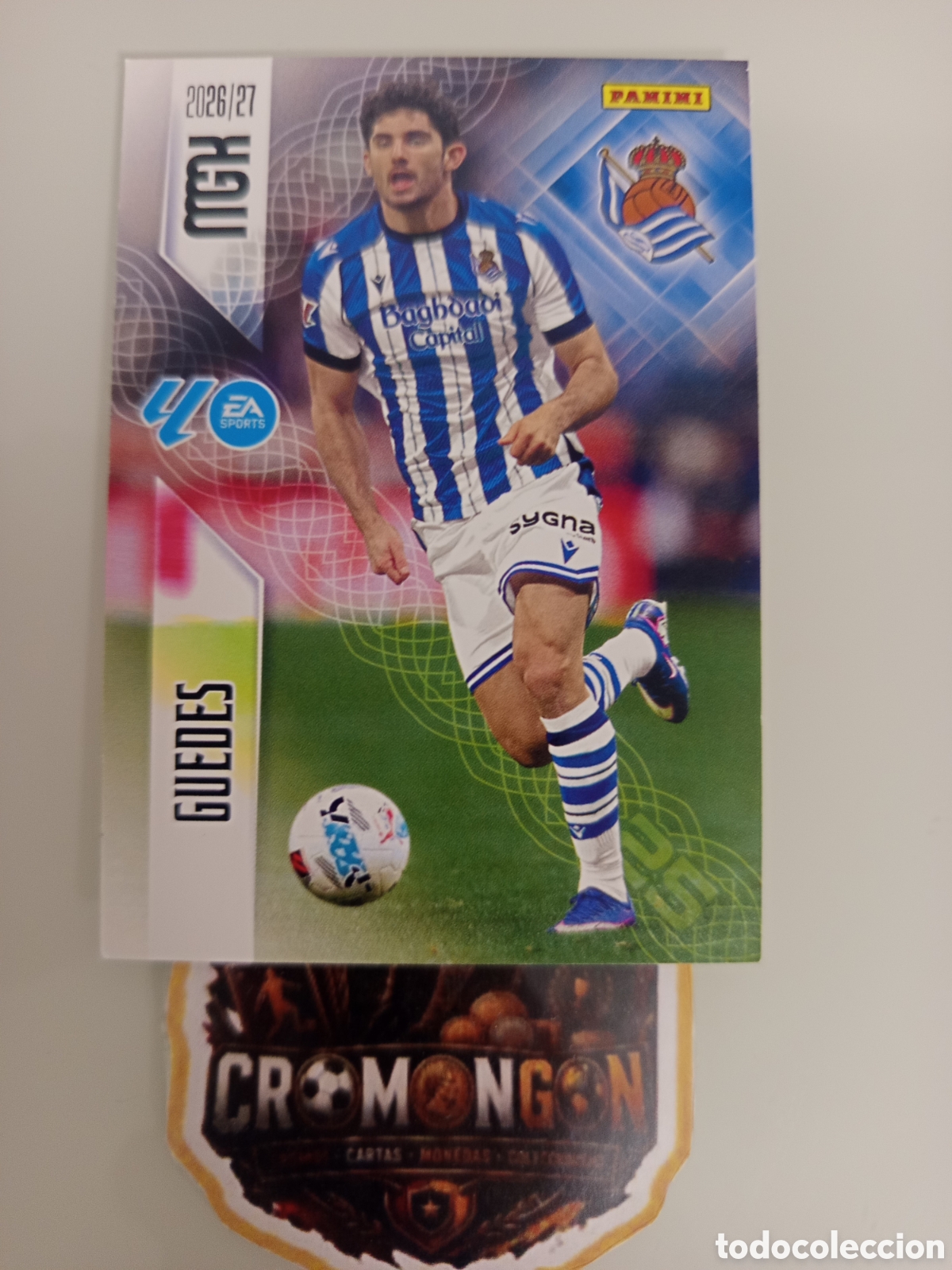 Fu&szlig;ball-Sticker: ❇️ CROMO ⚽ CARD 322 GUEDES (R. SOCIEDAD) - MEGACRACKS 2026/27 (PANINI) ❇️