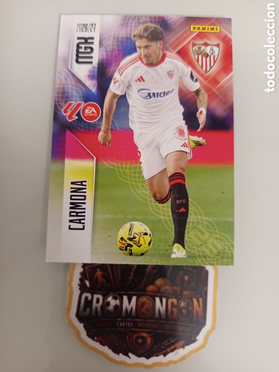Fu&szlig;ball-Sticker: ❇️ CROMO ⚽ CARD 328 CARMONA (SEVILLA) - MEGACRACKS 2026/27 (PANINI) ❇️
