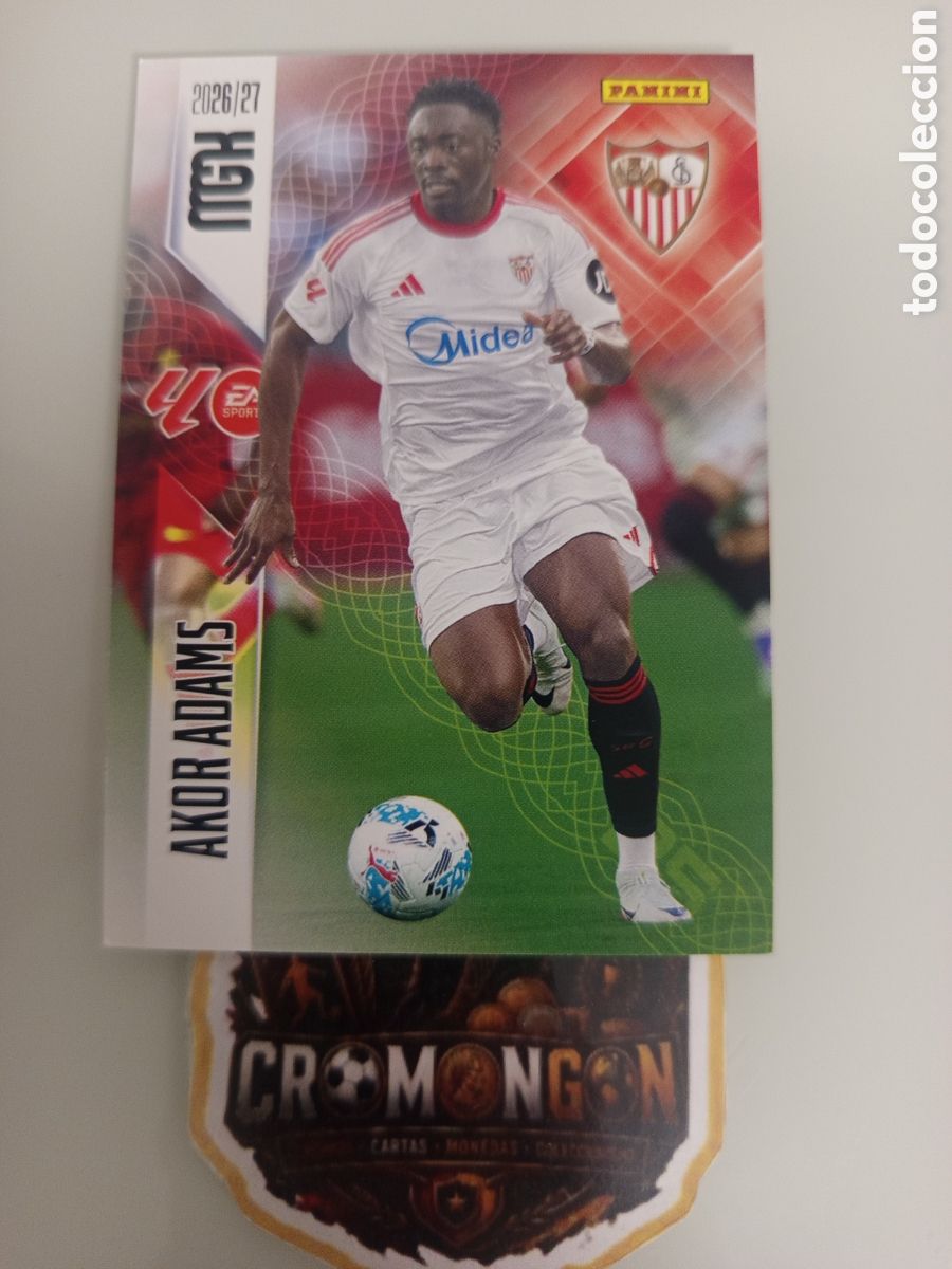 Fu&szlig;ball-Sticker: ❇️ CROMO ⚽ CARD 341 AKOR ADAMS (SEVILLA) - MEGACRACKS 2026/27 (PANINI) ❇️