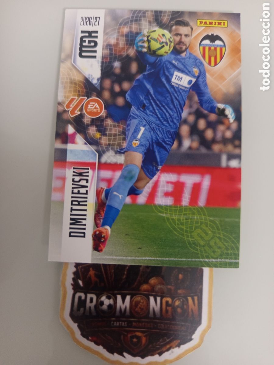 Fu&szlig;ball-Sticker: ❇️ CROMO ⚽ CARD 344 DIMITRIEVSKI (VALENCIA) - MEGACRACKS 2026/27 (PANINI) ❇️