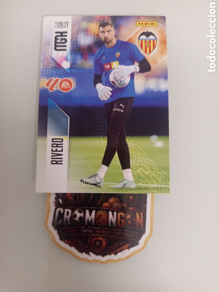 Fu&szlig;ball-Sticker: ❇️ CROMO ⚽ CARD 345 RIVERO (VALENCIA) - MEGACRACKS 2026/27 (PANINI) ❇️
