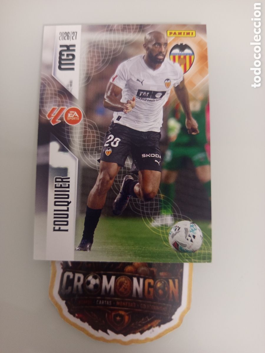 Fu&szlig;ball-Sticker: ❇️ CROMO ⚽ CARD 346 FOULQUIER (VALENCIA) - MEGACRACKS 2026/27 (PANINI) ❇️