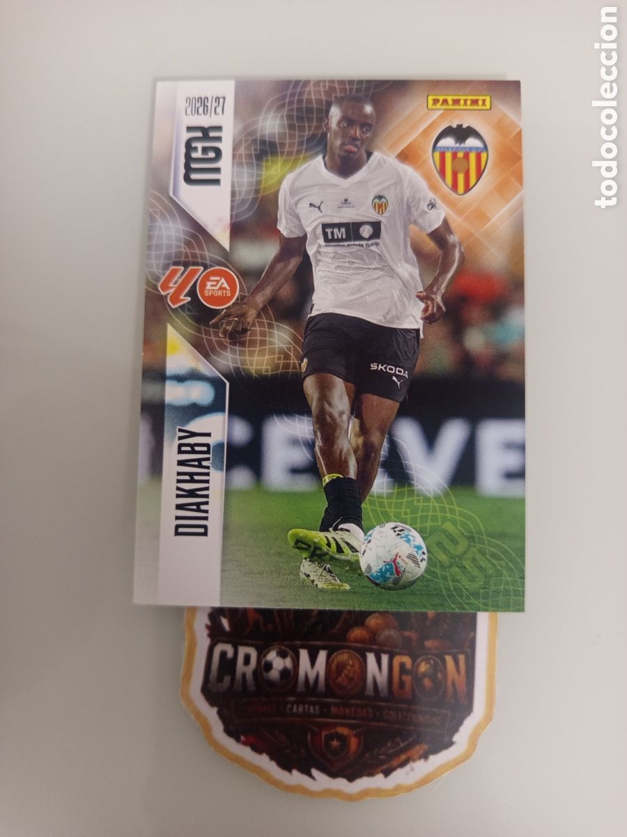 Fu&szlig;ball-Sticker: ❇️ CROMO ⚽ CARD 347 DIAKHABY (VALENCIA) - MEGACRACKS 2026/27 (PANINI) ❇️