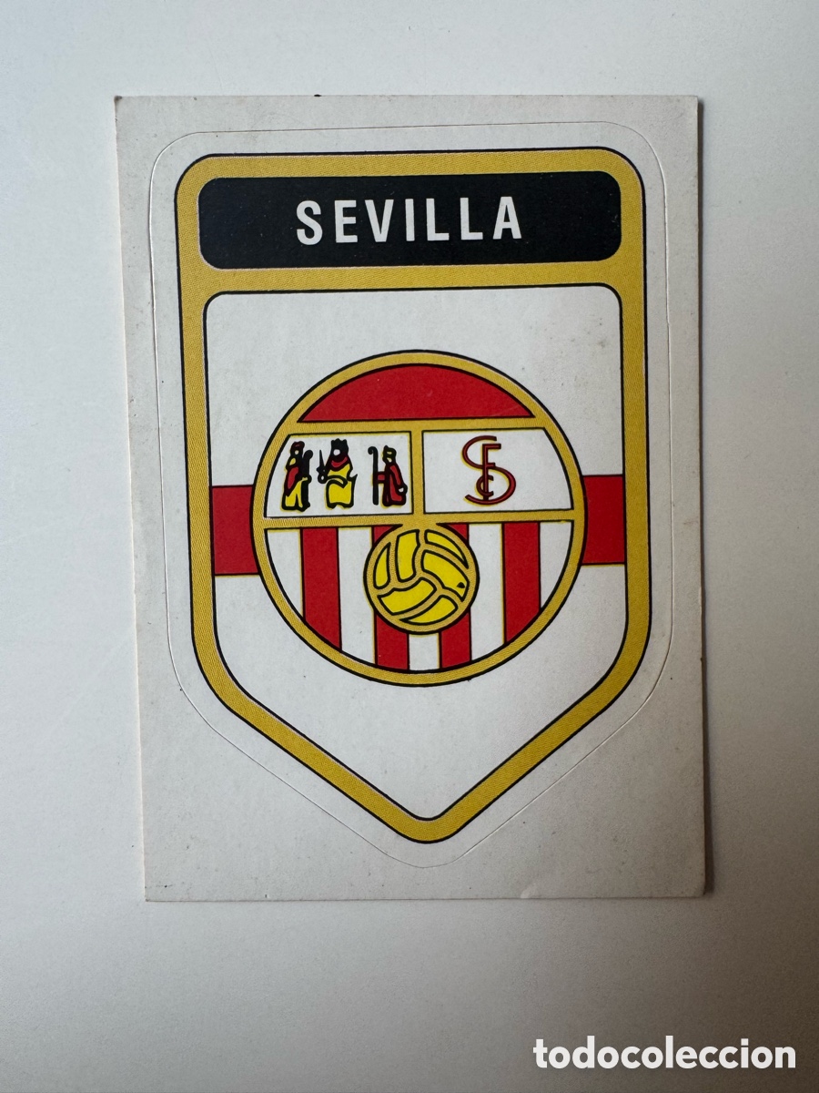 Cromos de f&uacute;tbol: Figurine Panini Futbol 81 - 82 1981 1982 Sevilla &ndash; N&ordm; 259 &ndash; Escudo