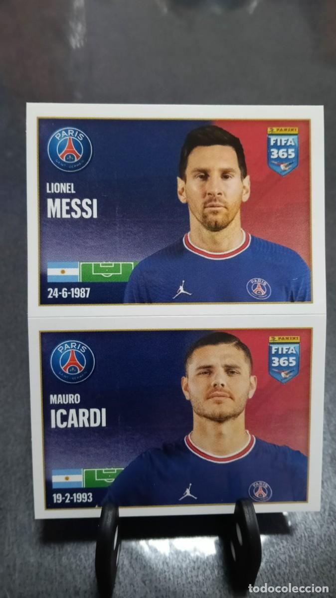 Cromos de Futebol: Fifa 365 2021 2022 Messi Icardi 177 Paris Saint Germain Sin Pegar