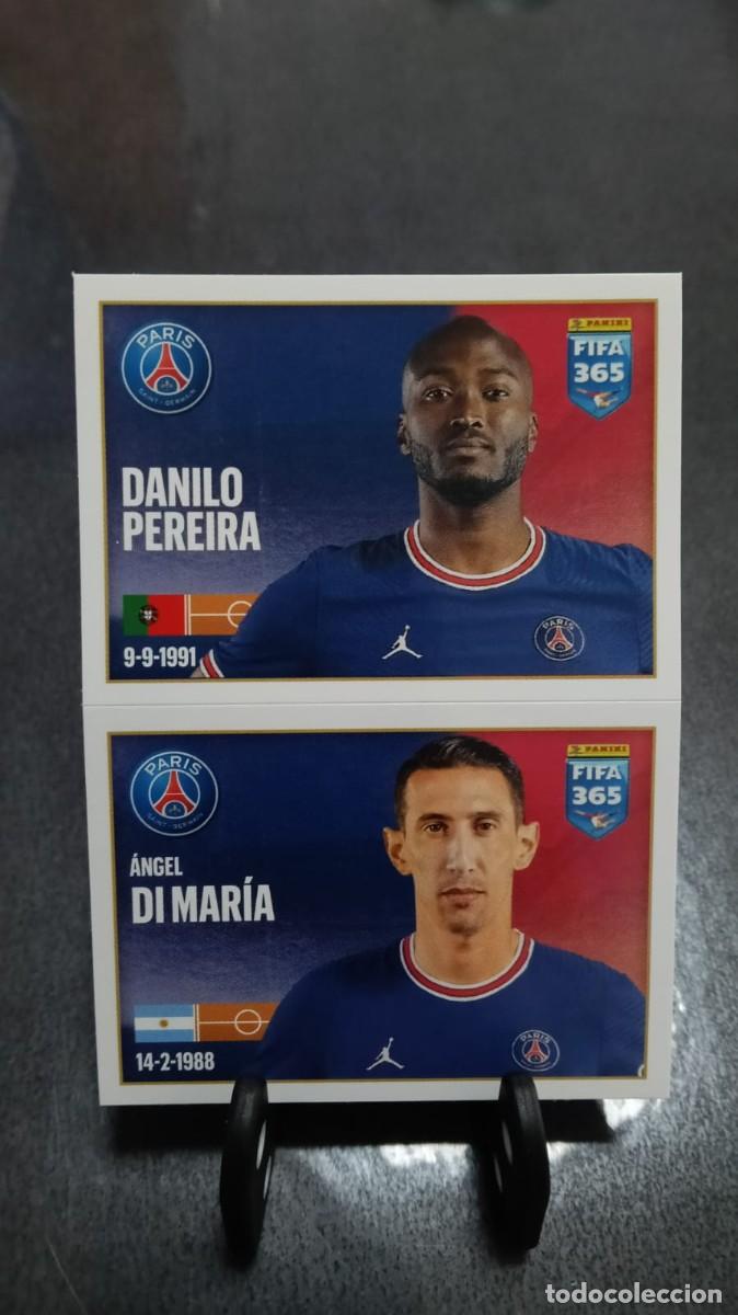 Cromos de Futebol: Fifa 365 2021 2022 Danilo Pereira Di Maria 173 Paris Saint Germain Sin Pegar